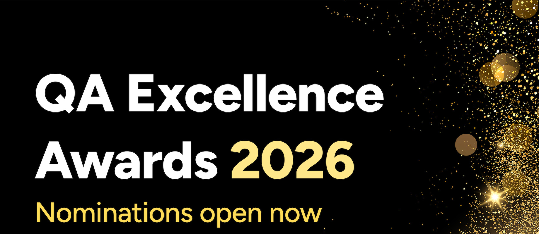 QA Excellence Awards 2026 banner